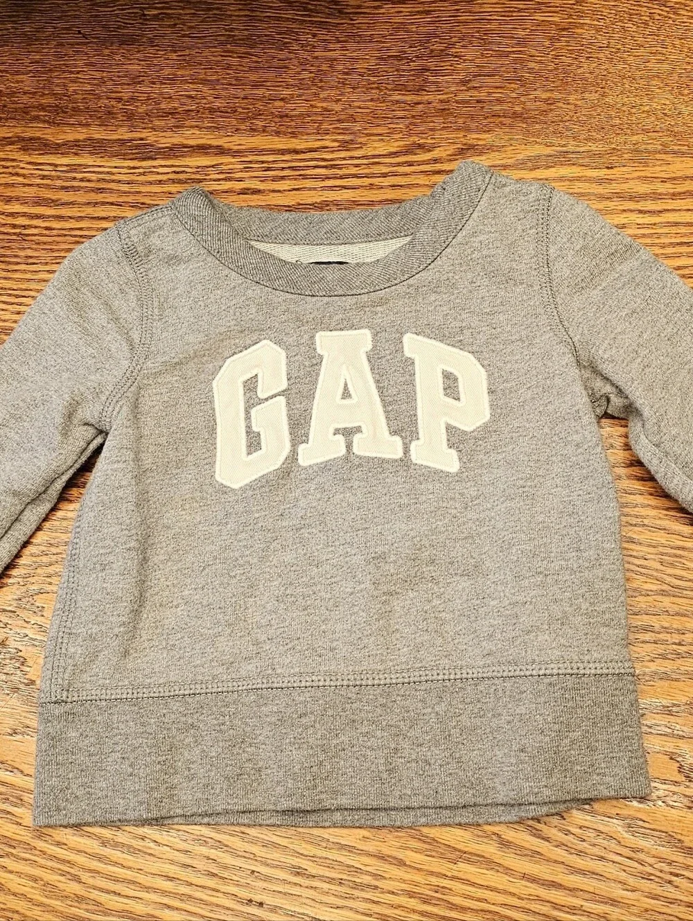 BabyGAP, 6-12months, Gray Logo Crewneck Sweatshirt